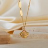 CTEW Retro temperament necklace women's stainless steel fashion versatile design