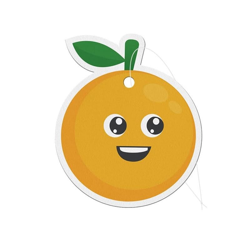 1Buy UK 4 Fruit Car Air Fresheners, Orange, Cherry, Strawberry,