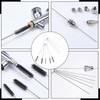 Sieral 8 Pcs Airbrush Spray Gun Cleaning Kit Double Sided