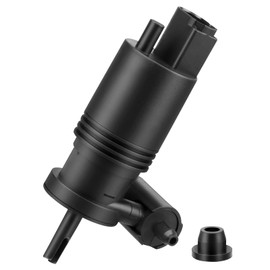 HHCSOP 05179153AC Windshield Washer Pump w/Grommet, Replacement for Jeep Grand Cherokee Wrangler Commander Compass Patriot | Dodge Grand Caravan Durango Journey Nitro | Chrysler Town & Country Aspen