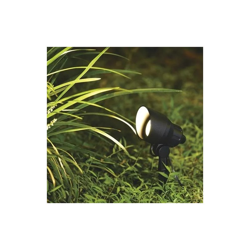 Patriot Lighting Black Flood Landscape Light Multi White LED Aluminum