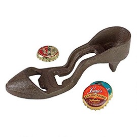 Design Toscano Kicking Up Her Heels Cast Iron Shoe Bottle Opener