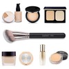 ENERGY Kabuki Foundation Brush Angled Powder Foundation Brush for Face