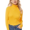 nine bull Womens Solid Basic Stretch Turtleneck Pullover Knit Sweater