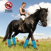 HUAME Horse Fly Boots, Breathable Mesh Protection Set of 4,