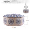 Bohemian Stool Ottoman Cover - 60 x 20 cm -
