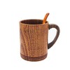 HomeImpel Wooden Coffee Cups Tea Cups With Handle, 9.5oz, 280ml,