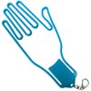 Hokshin Trading WGS004 HTC Golf Glove Hanger, Blue, S-XL (8.7