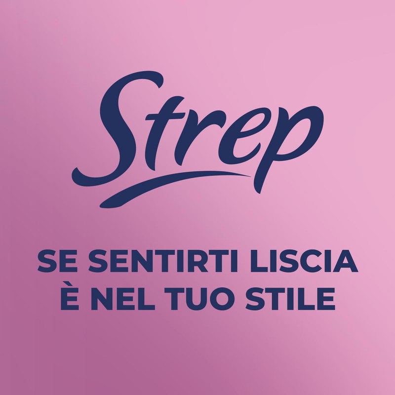 Strep - Strisce Depilatorie Viso e Parti Delicate Professional, con