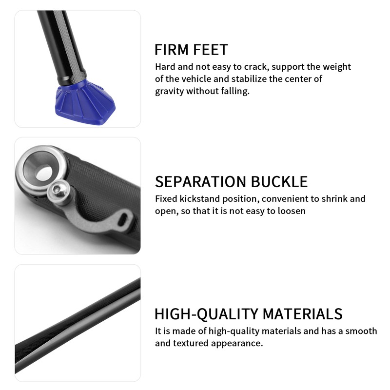 CNC Aluminum Alloy Kickstand Side Stand Accessory Fit for Husqvarna