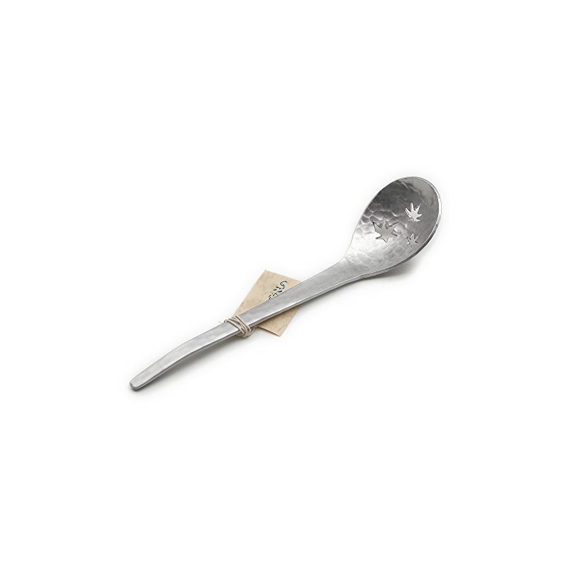 Workshop aizawa Hammered Aluminum Ceramic Spoon Hole Bright Large 71215