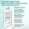 Garnier Micellar Water with Salicylic Acid, All-in-1 Mattifying Facial Cleanser