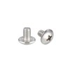 sourcing map Machine Screws, M4x6mm Phillips Screw, 304 Stainless Steel,