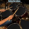 Drum Mute Pads 11 Pieces With Cymbal Pad and Hi