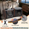 Cat Carrier Bag Large for Travel: 2-in-1 Cat Carrier Soft