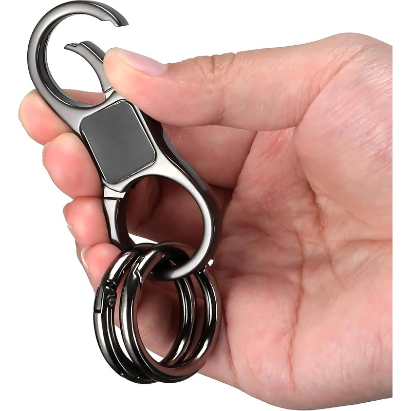Noguez. Llavero, Llaveros para Hombre y Mujer, Keychain, Mosquetón Llavero