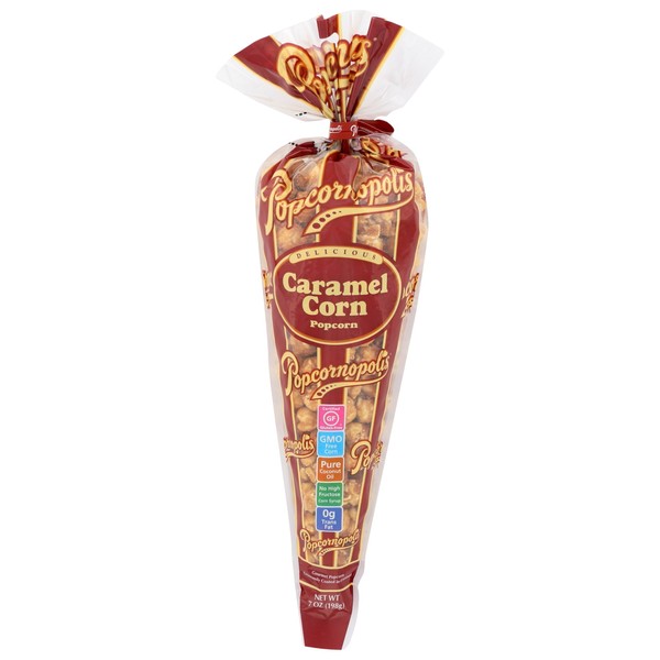 POPCORNOPOLIS CARAMEL CORN 7 OZ BAG
