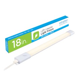 Enbrighten 18-in Plug-in LED Under Cabinet Light Bar Light