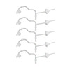 5pcs Sound Amplifier Tubes Single Layer Eartips Replacement Accessory Reduce