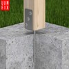 L Post Support 60 x 120 mm with Diameter 11