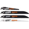 BAHCO Juego 5 Hojas Sable Madera