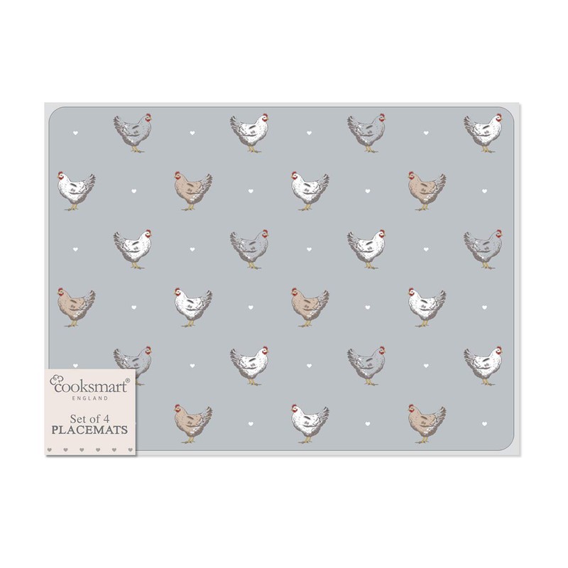 Cooksmart Farmers Kitchen Pack of 4 Placemats