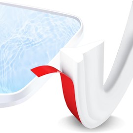 Presa de Agua 1.7M Barrera de Tope de Agua de Ducha Autoadhesiva 3CM de Alto, Umbral de Regadera Silicona Impermeable, Presa de Tira de Retención Cortable Separación en Seco y Húmedo para Baño Cocina