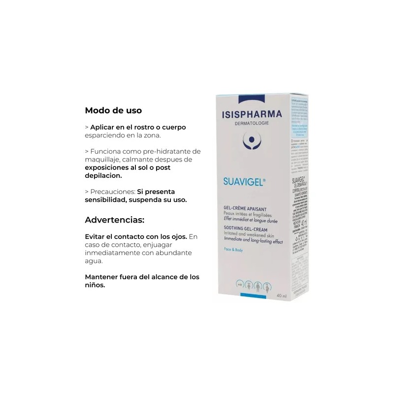 Isis Suavigel Gel Crema Calmante 40 Ml