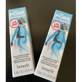 Benefit 2 x benefit The POREfessional LITE Face Primer ~ Travel Size 0.1 Fl Oz