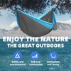 HAZBEN Portable Camping Hammock Tree Straps Hammock Perfect for Outdoor