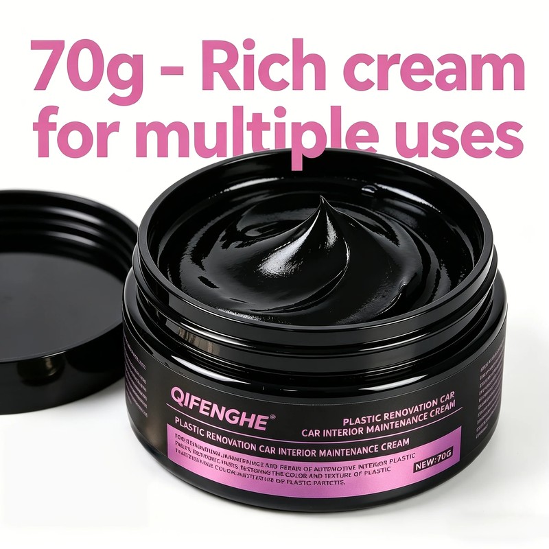 Car Plastic Restorer for Faded Trim – 400g Water-Based Renovator
