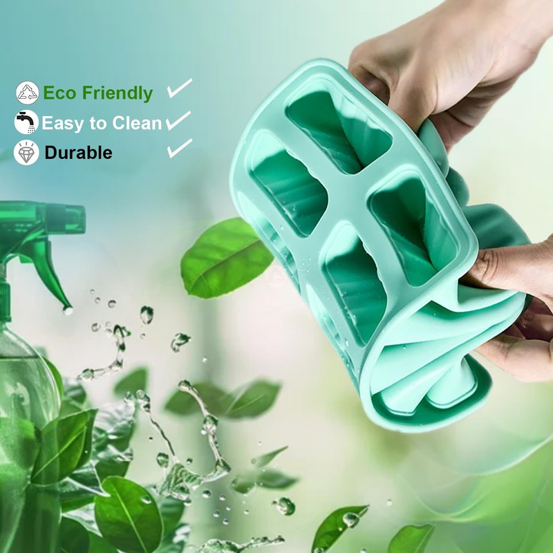 Silicone Popsicle Molds 10 Pcs Ice Pop Maker Molds with