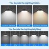 UPONUN Solar Pendant Light Motion Sensor 2 Pack, 5 Modes