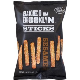 Baked in Brooklyn Sticks 0g Trans Fat No Cholesterol No Nonsense Certified Kosher - Sesame 6 oz 12 pack