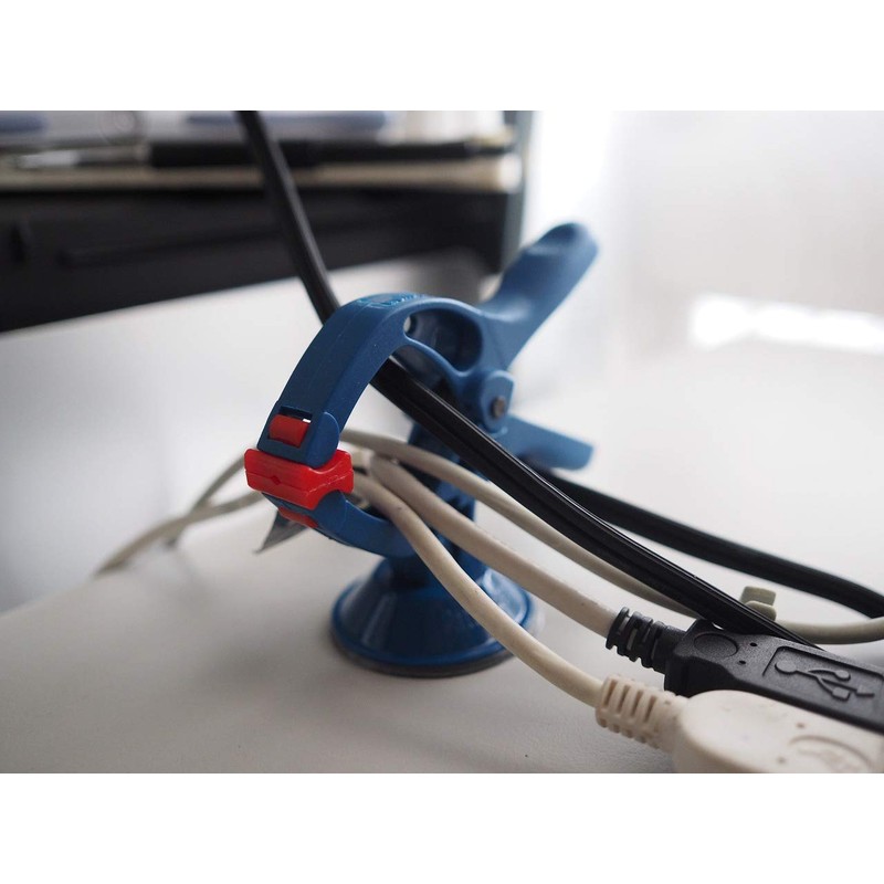 Wolfcraft WF-005BL Clamp Suction Cup L Blue