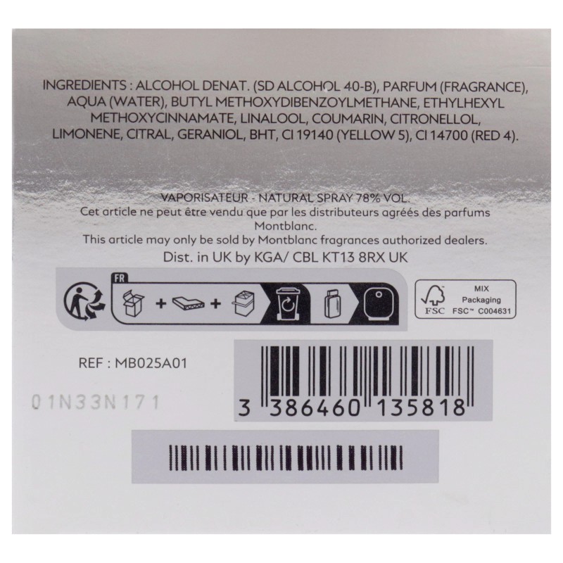 Montblanc Explorer Platinum by Mont Blanc for Men - 3.3