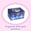 Jewelkeeper Girl's Musical Jewelry Storage Box with Spinning Ballerina, Glitter