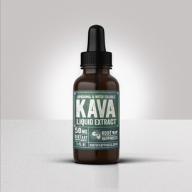 Root of Happiness Liquid Kava Extract - Liposomal - Water Soluble - 1oz