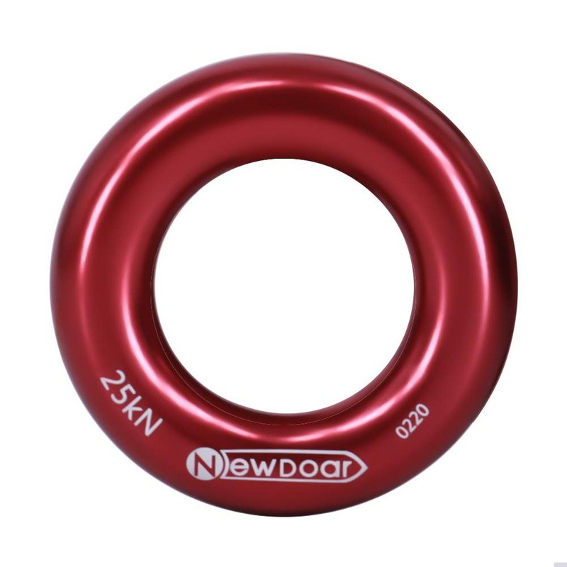 NewDoar Rappel Ring 25kN Gold Large O-Ring Rope Connector for