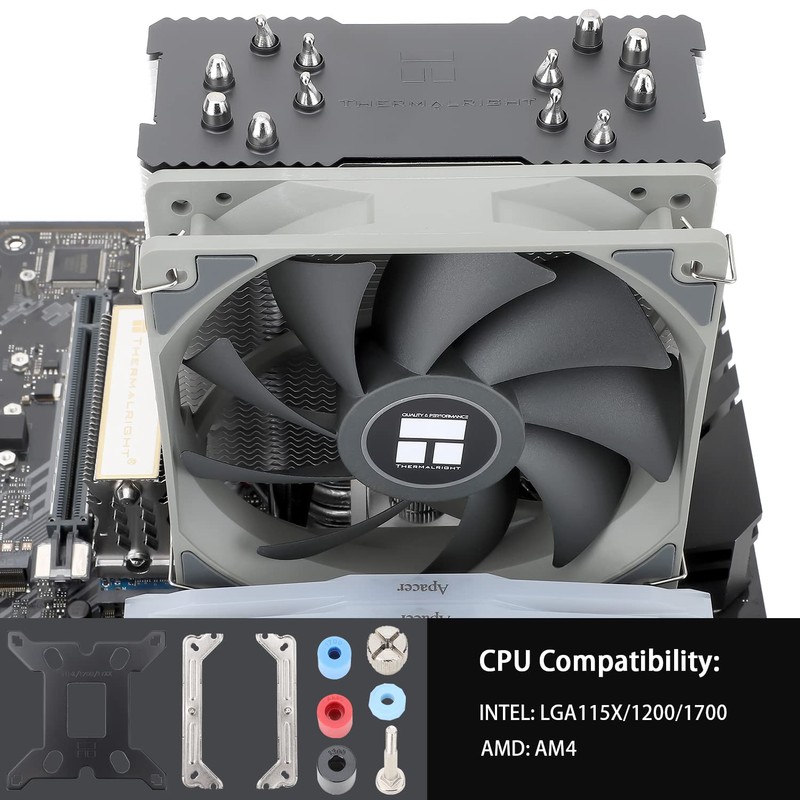 ThermalrLght Burst Assassin 120 CPU Air Cooler, 120mm PWM Fan