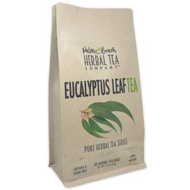 Eucalyptus Leaf Tea - Pure Herbal Tea Series by Palm Beach Herbal Tea Company (30 Tea Bags) 100% Natural