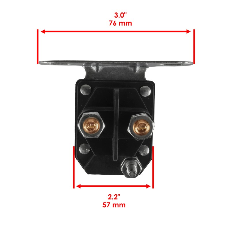 Caltric Starter With Drive Bendix and Relay Solenoid for Polaris