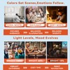 Neporal MagicGlow Rechargeable Light Bulbs with Remote, 3 Colors Shift