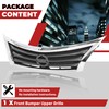 HECASA Front Bumper Grill Upper Grille Compatible with 2013 2014