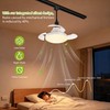 OTeedo 30W Smart Track Fans Light with Remote, Bladeless Fan