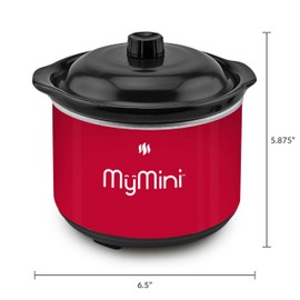 MyMini Red Chocolate Dipping Pot, Personal