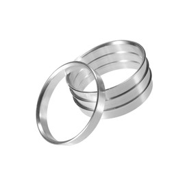 Partuto 4pcs OD 65.1mm to ID 60.1mm Aluminum Alloy Car Hub Centric Rings Replacement