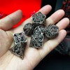 Hollow Metal DND Dice Set Game D and D Dice