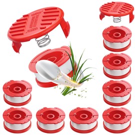YWTESCH 11 Pcs CMZST0653 String Trimmer Line Spool 0.065" 30Ft Compatible with Craftsman Weed Wacker, Auto Feed Weed Eater String Head Replacement Parts for Craftsman Weed Whacker