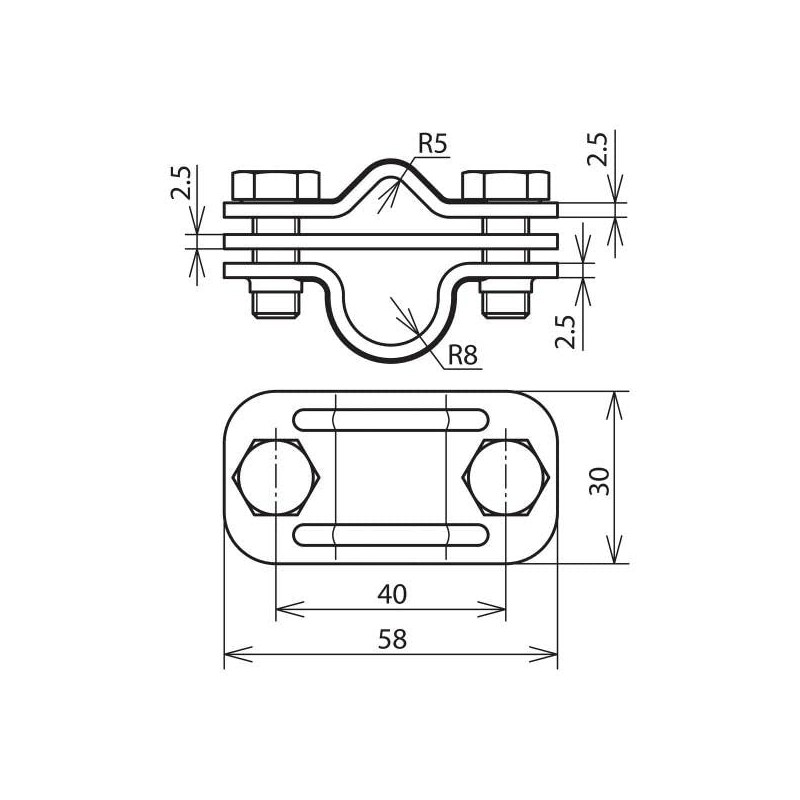 Dehn 459119 – Borna Separator Uni Plate 8 – 10/16